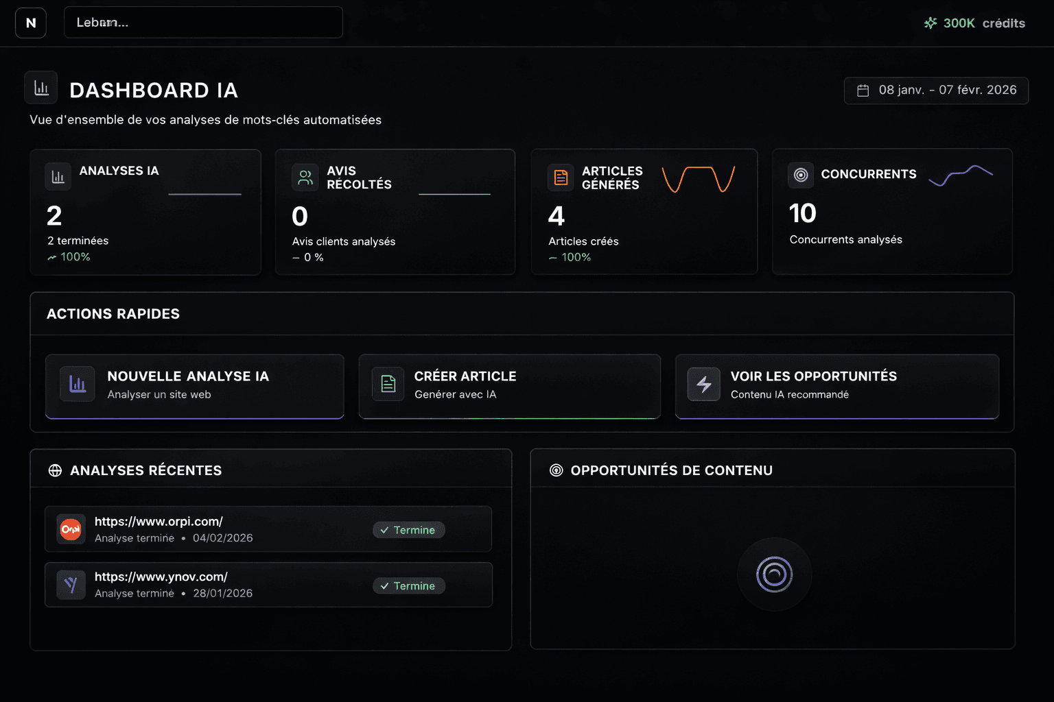 Module acquisition et SEO GrowthOS