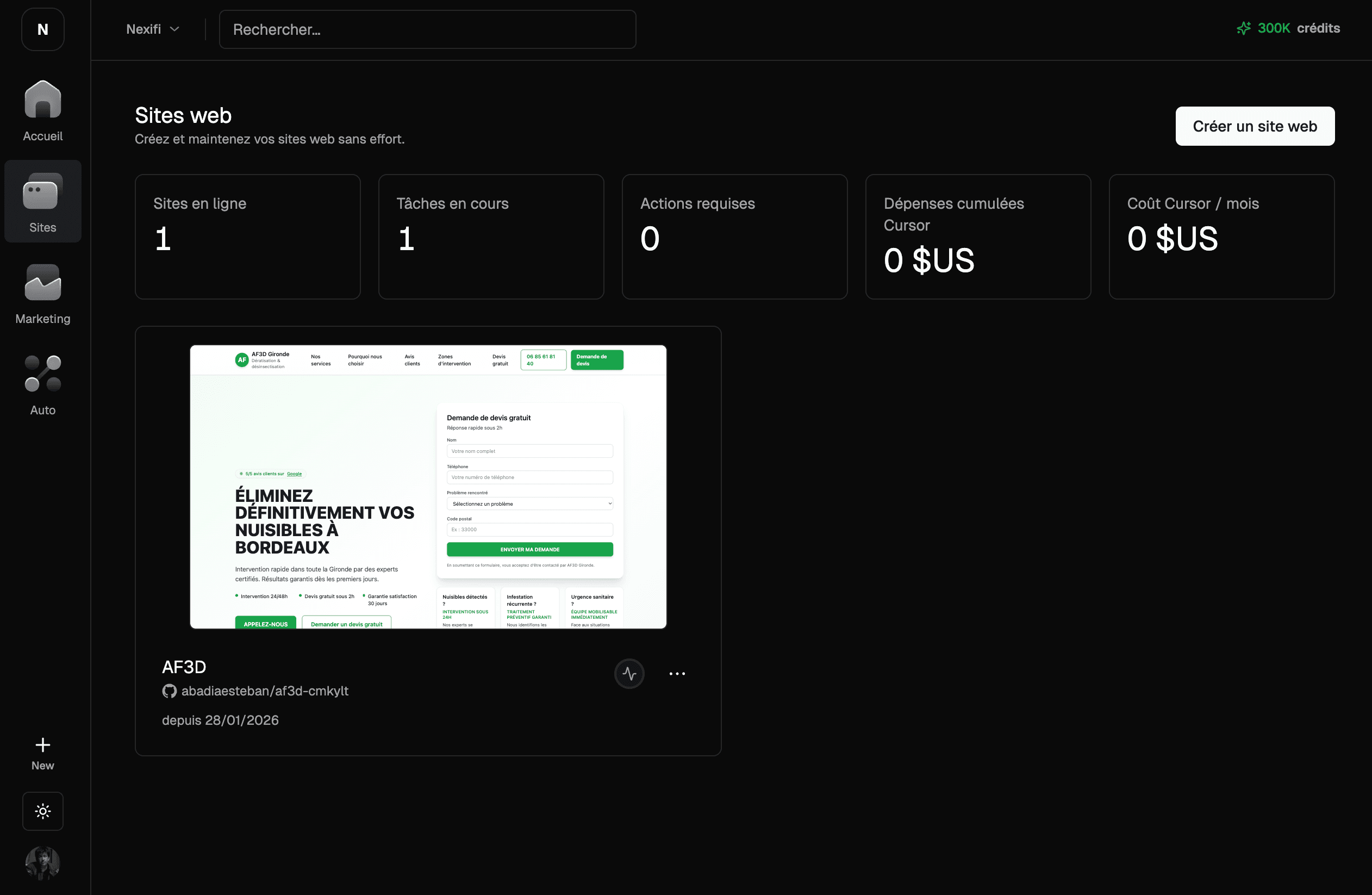 Website Builder GrowthOS